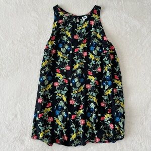 Black Floral Old Navy Tank